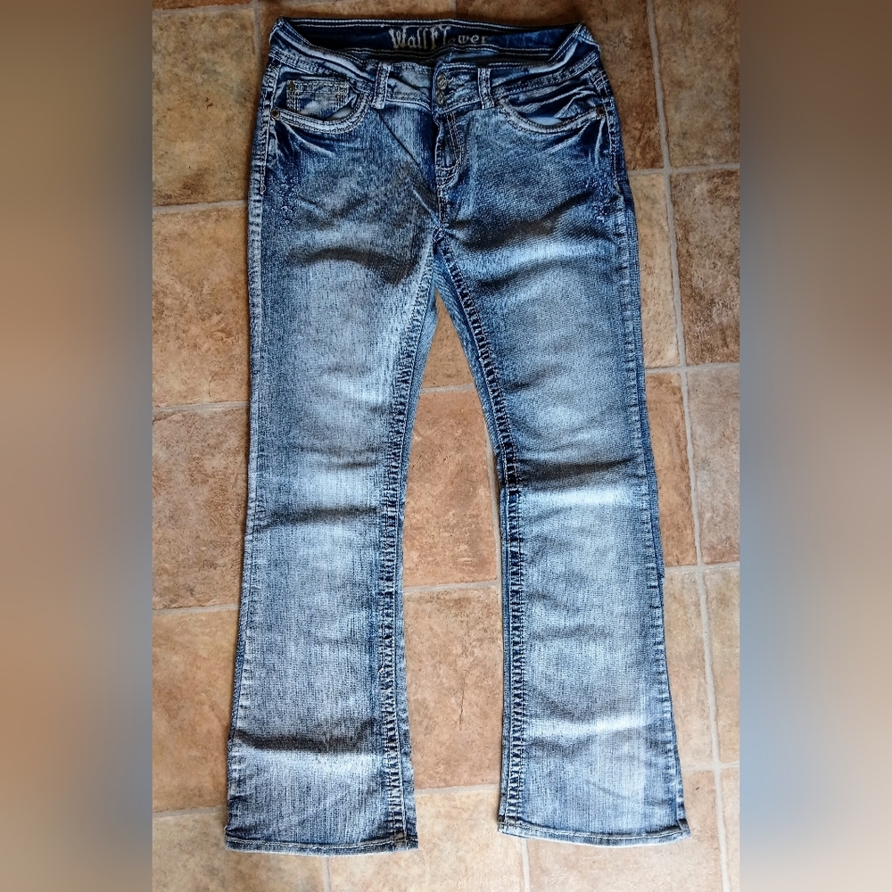 Wallflower Blue Boot Cut Jeans Classic Denim